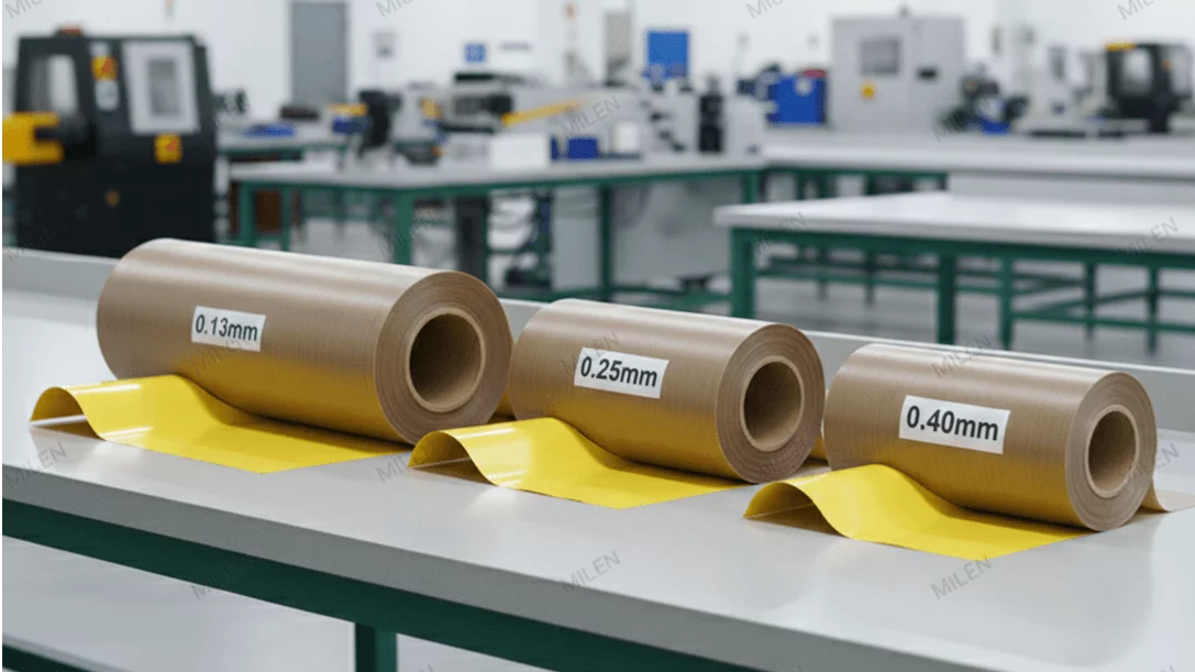 Гид по толщине: Как выбрать самоклеящуюся тефлоновую (PTFE) ленту для оборудования?